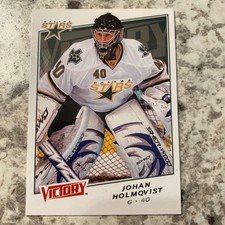 #130 Johan Holmqvist - Dallas Stars - 2008-09 Upper Deck Victory Hockey NHL Card