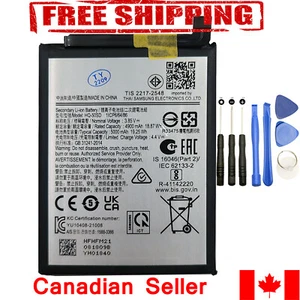 Batterie de remplacement pour Samsung A03S A03 SCUD HQ-50SD 5000mAh avec outils de réparation - Photo 1 sur 2