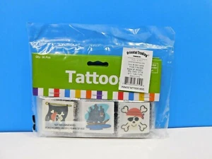 Kinder Pirat temporäre Tattoos sicher 2018 orientalische Handelsgesellschaft 72 Stück NEU - Bild 1 von 11