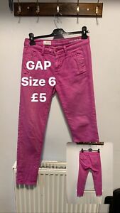 Gap Pink Boyfriend Jeans Size 6 Excellent Condition
