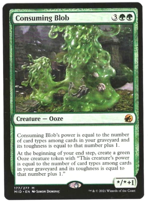 MTG 1x Consuming Blob Magic MTG NM  English Innistrad Midnight Hunt - Bild 1 von 2