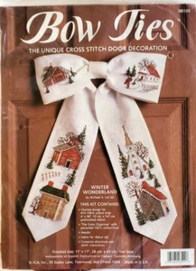 Bow Ties Counted Cross Stitch Kit WINTER WONDERLAND - Picture 1 of 3
