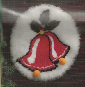 Kit de alfombra de gancho de cierre vintage (1981) "NOEL" (campanas) de Aronelle Textiles - Imagen 1 de 2