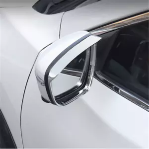 2 piezas cromo espejo retrovisor cubierta para cejas con borde para cejas para Nissan Qashqai 2023 2024 - Imagen 1 de 7