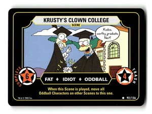2003 Fox The Simpsons Trading Card Scene Krusty Clown College #92 C - Picture 1 of 4