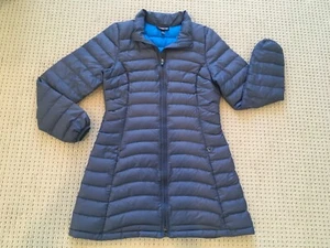 CHAQUETA DE PLUMÓN MUJER PATAGONIA FIONA EN AZUL POLVORIENTO TALLA PEQUEÑA ¡MUY BUENA LIMPIEZA! - Imagen 1 de 16