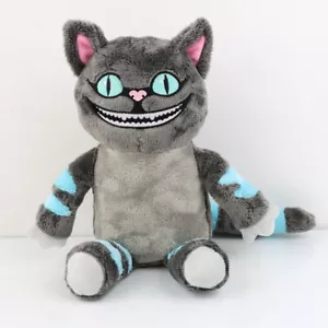 25cm Alice in Wonderland Cheshire Cat Plush Toy Soft Stuffed Doll Kids Toys Gift - Picture 1 of 6