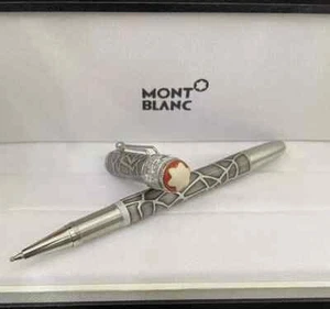 Montblanc Classique Luxury Rollerball Pen Silver New With Box - Picture 1 of 4
