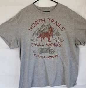 Camiseta Helix North Trails Cycle Works Custom Motors XXXL - Imagen 1 de 2