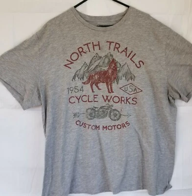 Helix North trails Cycle Works Custom Motors T-shirt XXXL - Image 1 of 2