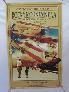 24º Anual Rocky Mountain EAA Regional Fly-In Vance Marca Aeropuerto 2002 Usado en Excelente Condición - Imagen 1 de 6