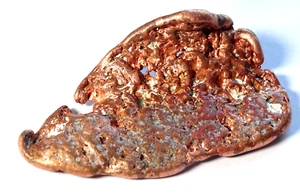 GROSSES EINHEIMISCHES KUPFERNUGGET - USA - 7,2 x 3,9 cm 60 gms #A - Bild 1 von 5