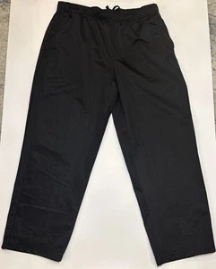 Starter Track Pants Vintage Mens XL 40-42 Black Relaxed Baggy Windbreaker - NICE - Bild 1 von 7
