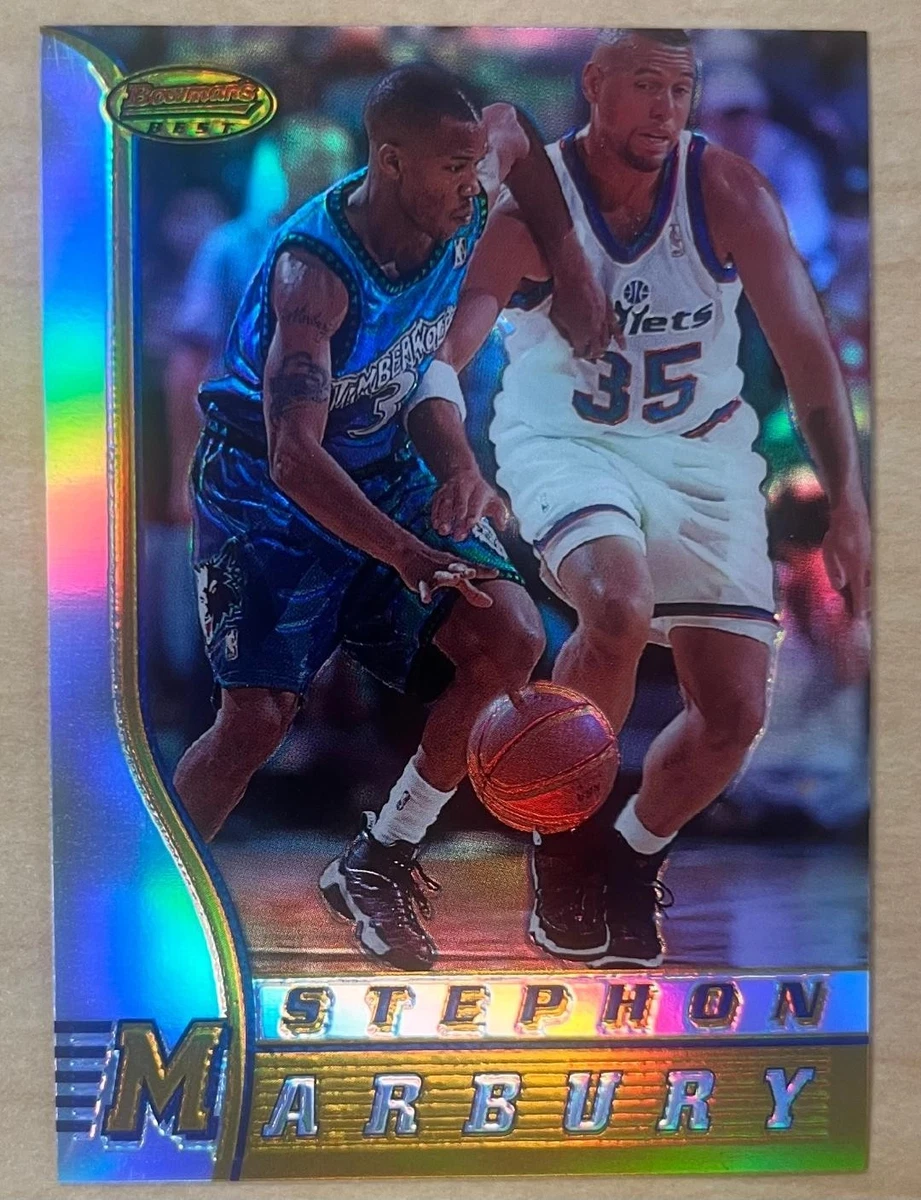 その他 NBA 50topps 96-97#177stephon Margury+1sc Topps Stephon Marbury Basketball Minnesota Timberwolves Sports