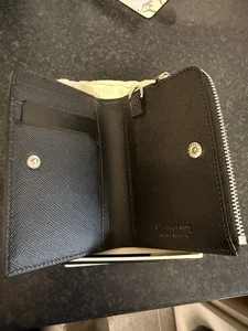 MONTBLANC SARTORIAL BUSINESS CARD HOLDER WITH ZIPPED POCKET - Picture 1 of 2