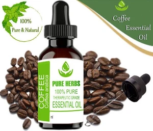 Aceite esencial de café arábica 100 % puro y natural Pure Herbs - Imagen 1 de 6