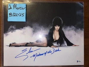 Elvira Cassandra Peterson Autographed 11x14 Authenticated. COA - Picture 1 of 3