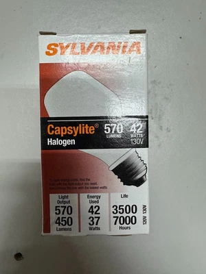 SYLVANIA CAPSYLITE 130V 570 LUMENS 42W - Image 1 of 3