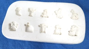 Nowell Slip Mold NM-1658 kleine Weihnachtsmagnete einteilig - Bild 1 von 7