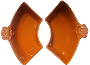 California Pottery J32 J-32 Orange Lazy Susan ricambio vassoi piatti Relish - Foto 1 di 3