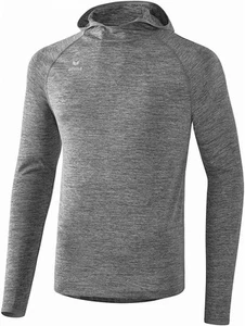 Erima Children Longsleeve with Hood Grey Melange Size 164 - Picture 1 of 2