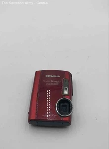 Olympus Stylus Tough 3000 Red 3.6x Optical Zoom Compact Digital Camera With Bag - Picture 1 of 6