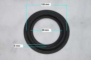 2 pièces mousse de réparation pour 5. 1/2 po enceintes surround - Photo 1/1