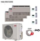 Ymgi 36000 Btu 3 Zone Ductless Mini Split Air Conditoner Heat Pump Ac Heating