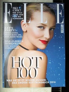 ELLE FASHION MAGAZIN ZEITSCHRIFT HEFT AUSGABE JANUAR 01/2016 - Bild 1 von 1
