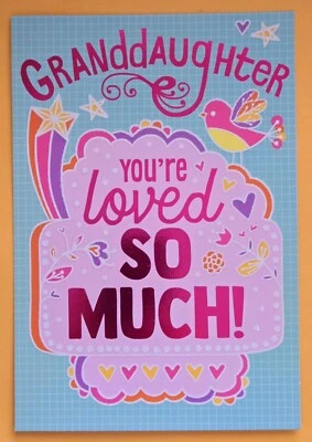 Cartão de aniversário neta/grande (+envelope 5,5x8,0" - Imagem 1 de 4