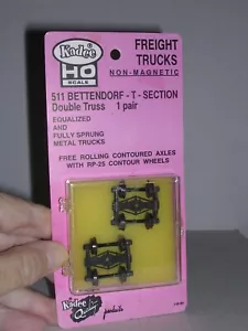 KADEE #511 1-Pair Metal Bettendorf T-Section Trucks Fully Sprung 1/87 - Picture 1 of 1