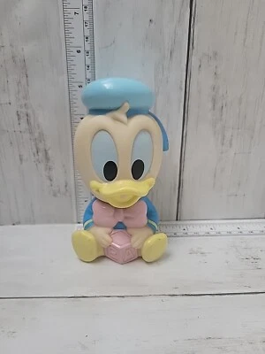 Винтажная резиновая пищащая кукла игрушка Disney Baby Donald Duck 4,75 дюйма - Изображение 1 из 4
