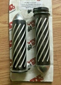 Yana Shiki A3257BP Black Swirl Pattern Point End Billet Grips Yamaha 00-06 R1 - Picture 1 of 5