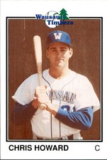 1989 Wausau Timbers Grand Slam #27 Chris Howard Houston Texas TX Baseball Card