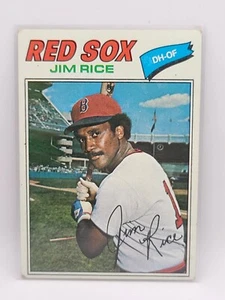 Topps Jim Rice #60 1977 Boston Red Sox HOF vintage - Imagen 1 de 10