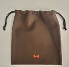 Terre d'Hermes Mens Cosmetic Toiletry Travel Pouch Bag Cotton Drawstring