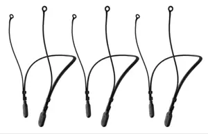 Earplugs Cord, Anti-Lost Earplug Lanyard Neckband, Safety Connector Strap 3 PACK - Picture 1 of 6