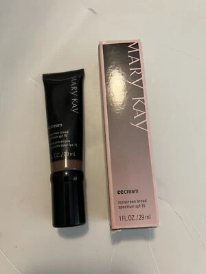 Mary Kay CC Cream Sunscreen Broad Spectrum SPF 15 VERY DEEP - NIB EXPIRED - Image 1 of 3