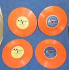 4 Walt Disney 6 pouces vinyle orange MM Club When I Grow Up + & Westward Ho The Wagons