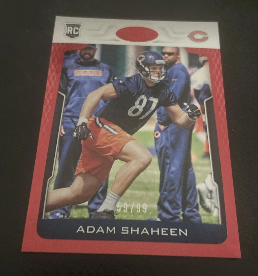 2017 Panini Certified - Rookies Mirror Red #179 Adam Shaheen /99 (RC) - Image 1 of 2