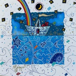 Maggio Andrea Agostini Opera SERIGRAFIA Firmata Numerata Pop Art Moderna 25x25 - Imagen 1 de 1