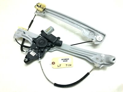 2017-2019 CADILLAC XT5 LEFT DRIVER FRONT WINDOW REGULATOR W/ MOTOR OEM. - Image 1 of 4