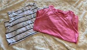 Lot Of 2 Girls Tank Tops Size 16 1/2 - Picture 1 of 7