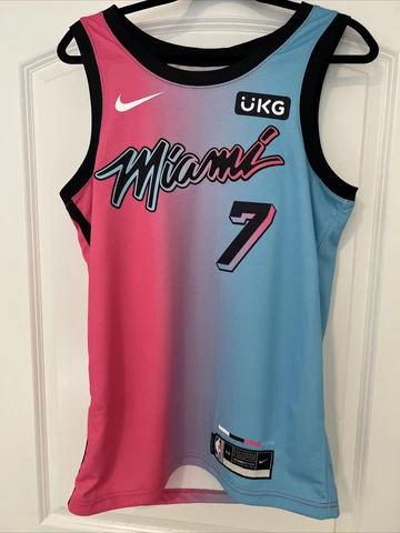 KYLE LOWRY NIKE DRI-FIT VICE VERSA SWINGMAN JERSEY Miami Heat Size M Cover