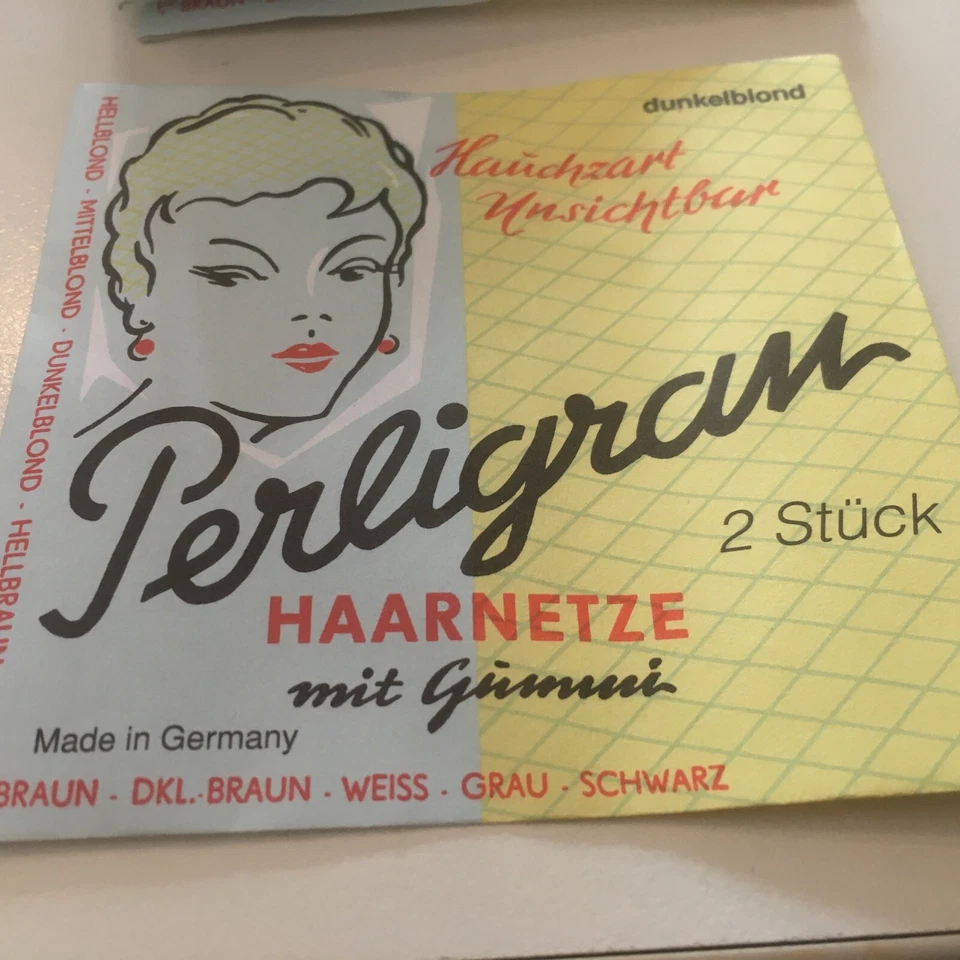 Haarnetz Perligran mit Gummi 2er Pack dunkelblond - Bild 1 von 1