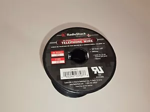 Radio Shack Telephone Wire 50 feet White - 24 gauge solid s twisted pair - NEW - Photo 1/4
