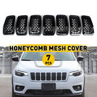 For 2019-21 Jeep Cherokee Front Grill Grille Inserts Honeycomb Mesh Glossy Black Jeep Cherokee Sport
