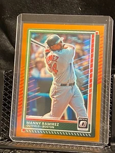 Manny Ramirez 2025 Donruss Optic Orange 166/199 - Red Sox - Imagen 1 de 2