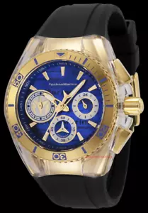 Technomarine Women's Cruise California 40MM Watch Chronograph Blue MOP Dial - Picture 1 of 3