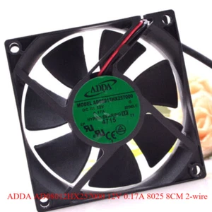 1pc ADDA AD08012HX257000 12V 0.17A 8025 8CM 2-wire Cooling Fan NEW - Picture 1 of 6